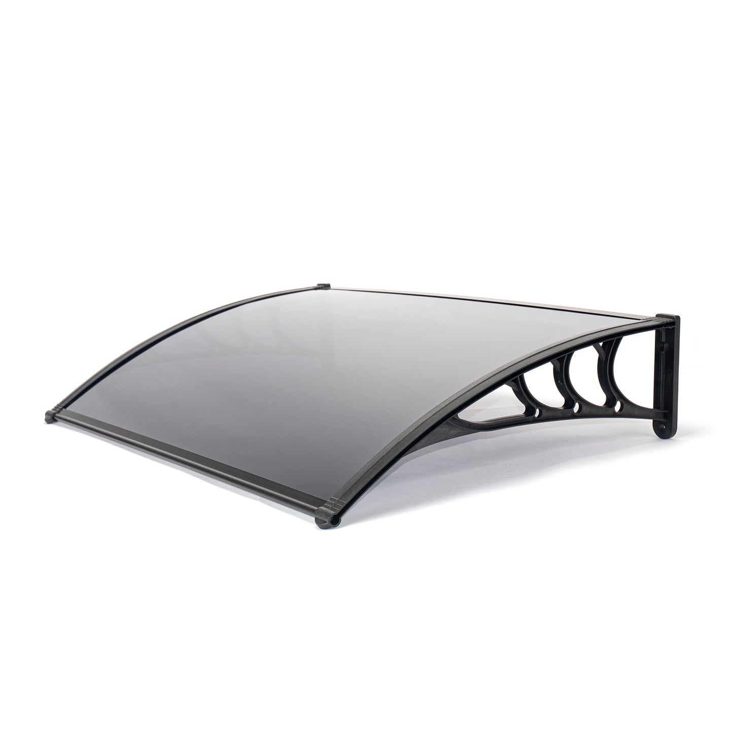 Easy Fit Tinted Door Canopy – UV-Stabilised, Weather-Resistant & Durable | 1.2m Wide | White & Black Colors