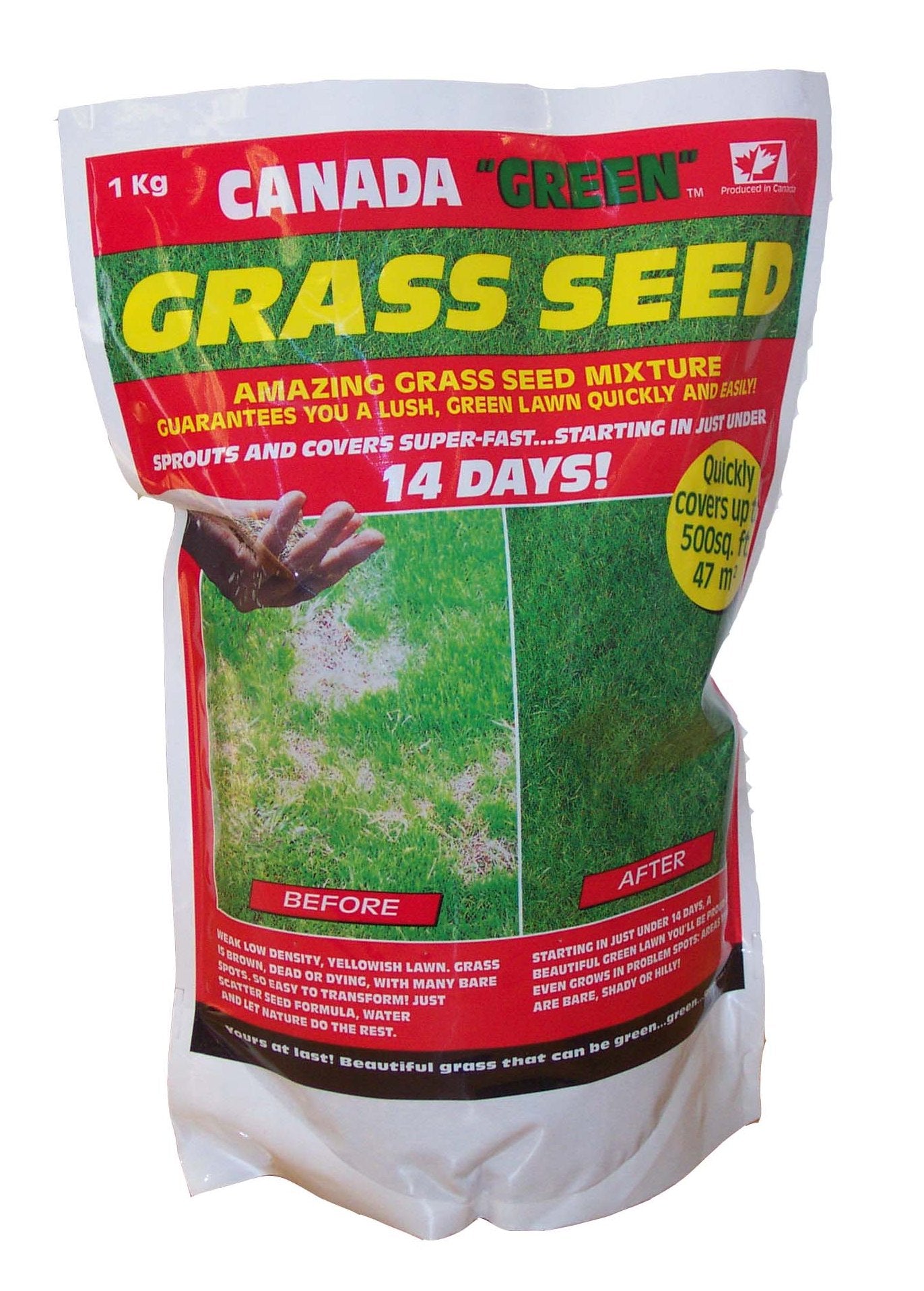 Canada Green Grass Seed – Fast-Growing, Hard-Wearing Lawn Seed for All Seasons