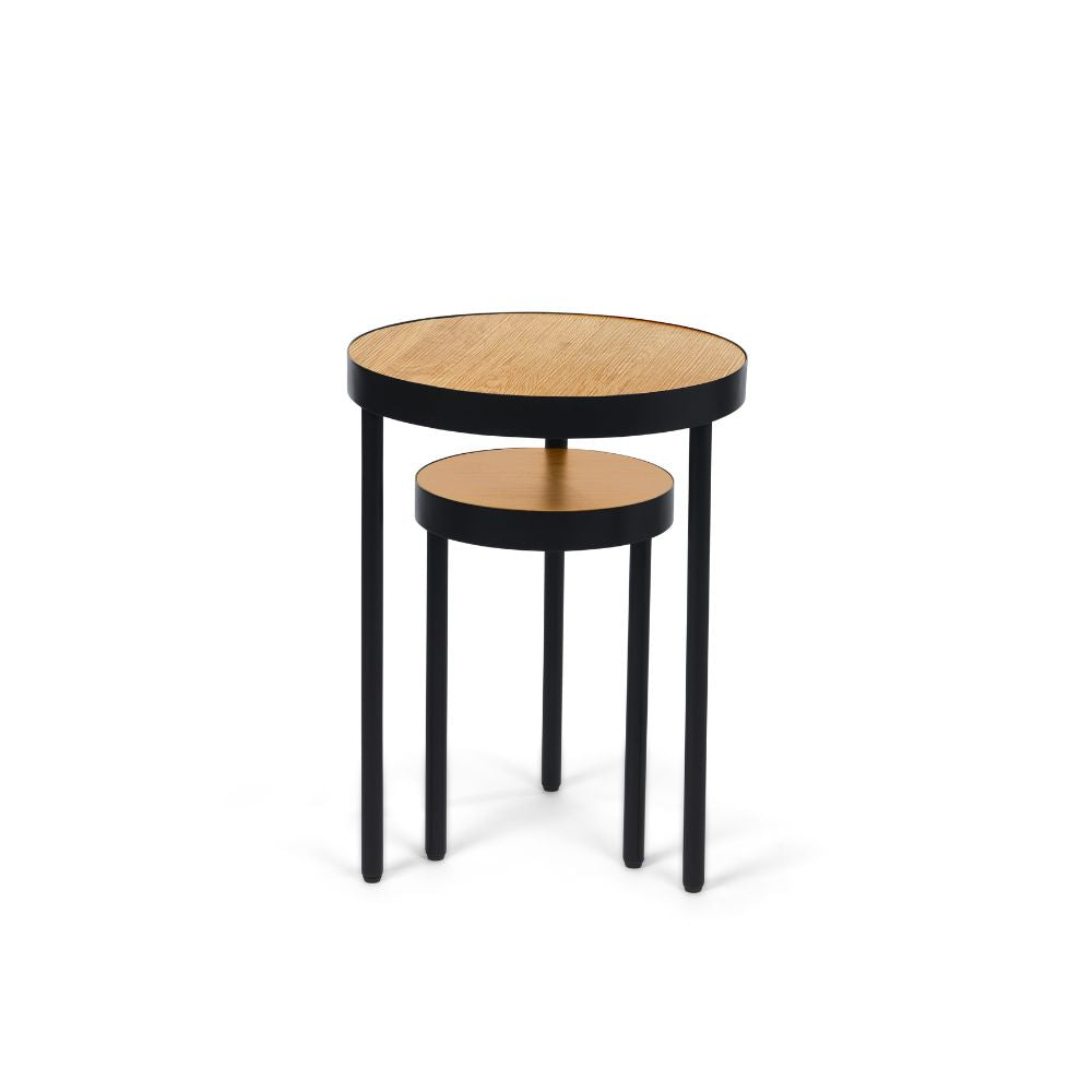 Rotating Dual-Layer Side Table – Space-Saving Modern Accent Table