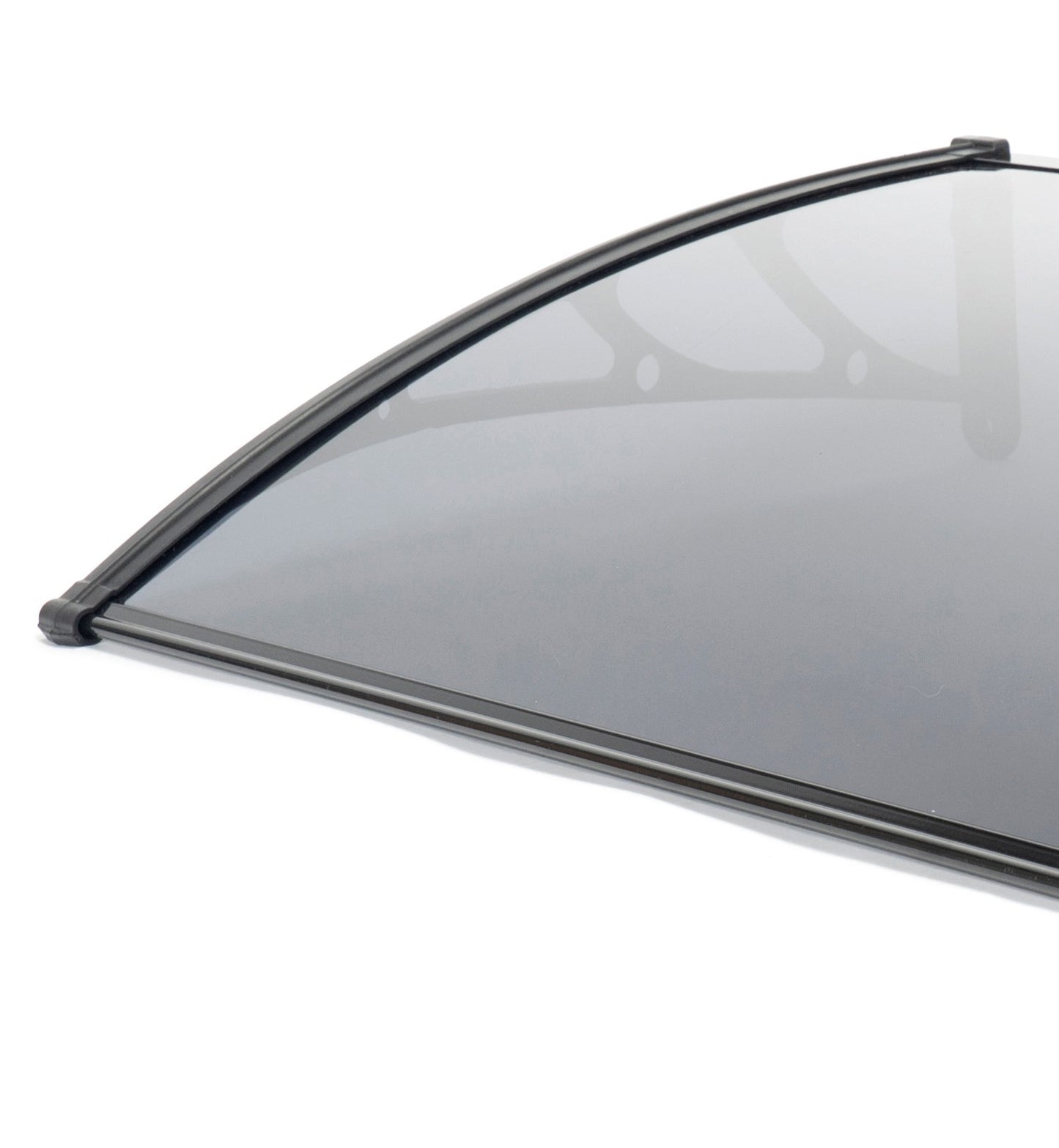 Easy Fit 1m Tinted Door Canopy – UV-Stabilised, Weatherproof Cover with Durable Brackets | White & Black
