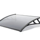 Easy Fit 1m Tinted Door Canopy | White & Black