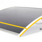 Easy Fit Tinted Door Canopy – UV-Stabilised, Weather-Resistant & Durable | 1.2m Wide | White & Black Colors