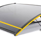 Easy Fit Tinted Door Canopy – UV-Stabilised, Weather-Resistant & Durable | 1.2m Wide | White & Black Colors