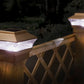 Pack of 2 Universal Solar Post Lights – Super Bright Outdoor LED
