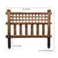 Pack of 4 Bronze Decorative Garden Fence Panels – Easy Fit Lawn & Border Edging (240cm Total)