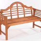 Lutyens Style Garden Bench – Sustainable Acacia Hardwood Outdoor Seat in Chestnut, White or Natural Finish