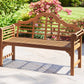 Lutyens Style Garden Bench – Sustainable Acacia Hardwood Outdoor Seat in Chestnut, White or Natural Finish