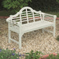Lutyens Style Garden Bench – Sustainable Acacia Hardwood Outdoor Seat in Chestnut, White or Natural Finish