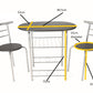 Stylish 2-Seater Compact Dining Set with Storage Shelf – Ideal for Small Spaces