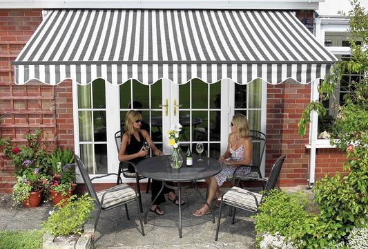 Easy Fit Greenhurst Kensington Patio Awning – Easy Fit Retractable Garden Canopy | 2.5m, 3m & 3.5m