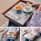 Set of 2 Padded Lap Trays – Comfortable Cushioned Trays for Eating, Reading & Working