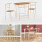 Stylish 2-Seater Compact Dining Set with Storage Shelf – Ideal for Small Spaces