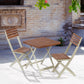 Two-Tone Burley Hardwood 3-Piece Bistro Set