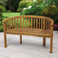 Woodfield Curved Garden Bench – FSC Acacia Hardwood, Natural Oil Finish