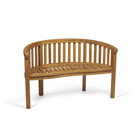 Woodfield Curved Garden Bench – FSC Acacia Hardwood, Natural Oil Finish