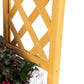 Square Top Wooden Garden Arch with Integrated Planters – Firwood Trellis Frame for Climbing Plants