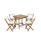 Seaford Portable Stowaway Outdoor Dining Set – FSC Acacia Wood