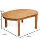 Banana-Shaped Wooden Table – Available in Natural and Sage Green