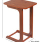 Compact C-Shaped Sofa Side Table in Mahogany or Oak – Stylish & Versatile Design