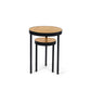 Rotating Dual-Layer Side Table – Space-Saving Modern Accent Table