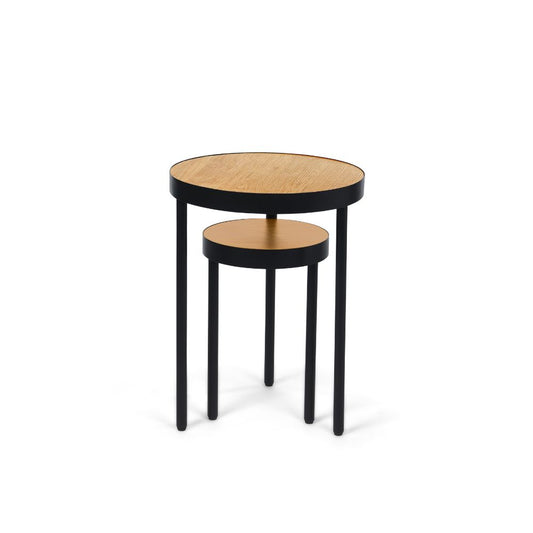Rotating Dual-Layer Side Table – Space-Saving Modern Accent Table