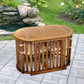 Chiltern Compact Acacia Wood Dining Set – Space-Saving Outdoor Bistro Set