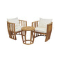 Abberley Acacia Wood Conversation Set – 2-Seater Garden Lounge Set