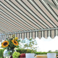 Easy Fit Greenhurst Ascot Patio Awning – Easy Fit Retractable Sun Canopy | 2.5m, 3m & 3.5m Widths