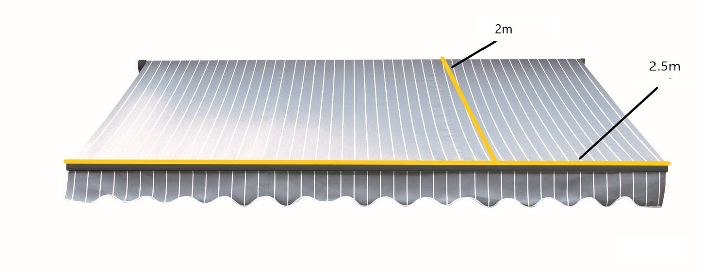 Easy Fit Greenhurst Berkeley Patio Awning – Retractable Outdoor Sunshade | 2.5m, 3m & 3.5m Widths