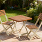 Two-Tone Burley Hardwood 3-Piece Bistro Set