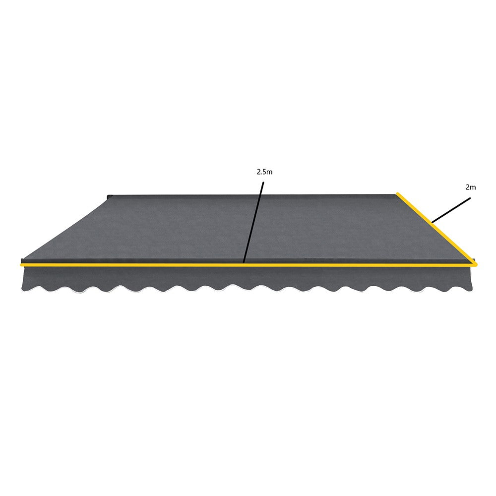Easy Fit Greenhurst Grosvenor Patio Awning – Retractable Garden Canopy | 2.5m, 3m & 3.5m Widths