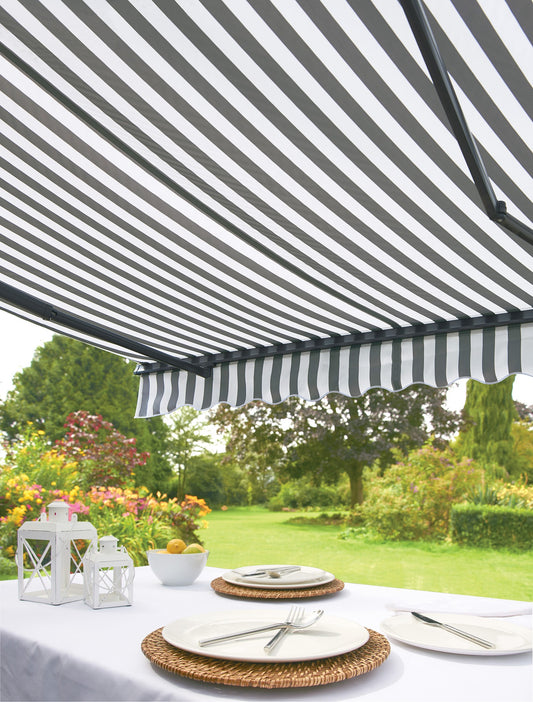 Easy Fit Greenhurst Kensington Patio Awning – Easy Fit Retractable Garden Canopy | 2.5m, 3m & 3.5m