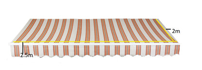 Easy Fit Greenhurst Kingston Patio Awning – Easy Fit Retractable Canopy | 2.5m, 3m & 3.5m Widths