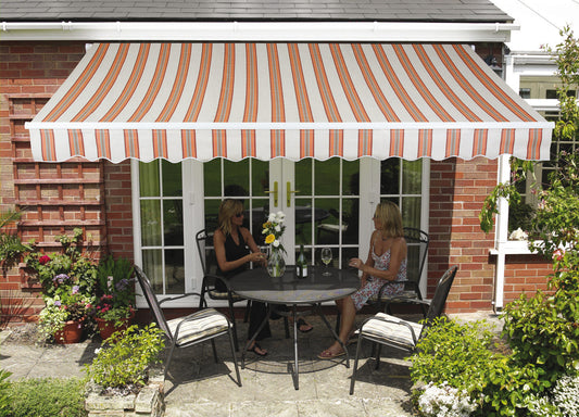 Easy Fit Greenhurst Kingston Patio Awning – Easy Fit Retractable Canopy | 2.5m, 3m & 3.5m Widths