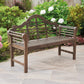 Lutyens Style Garden Bench – Sustainable Acacia Hardwood Outdoor Seat in Chestnut, White or Natural Finish