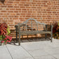 Lutyens Style Garden Bench – Sustainable Acacia Hardwood Outdoor Seat in Chestnut, White or Natural Finish