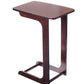 Compact C-Shaped Sofa Side Table in Mahogany or Oak – Stylish & Versatile Design