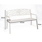Coalbrookdale 2-Seater Garden Bench in Antique Bronze or Satin White
