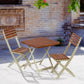 Two-Tone Burley Hardwood 3-Piece Bistro Set