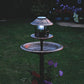 Solar-Powered Bird Bath and Planter with Lantern Top – 107cm Height