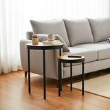 Rotating Dual-Layer Side Table – Space-Saving Modern Accent Table
