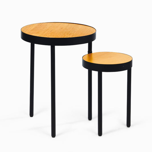 Rotating Dual-Layer Side Table – Space-Saving Modern Accent Table