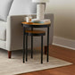 Rotating Dual-Layer Side Table – Space-Saving Modern Accent Table