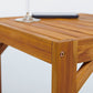 Outdoor Side Table – Patio Table in Natural Oil Finish