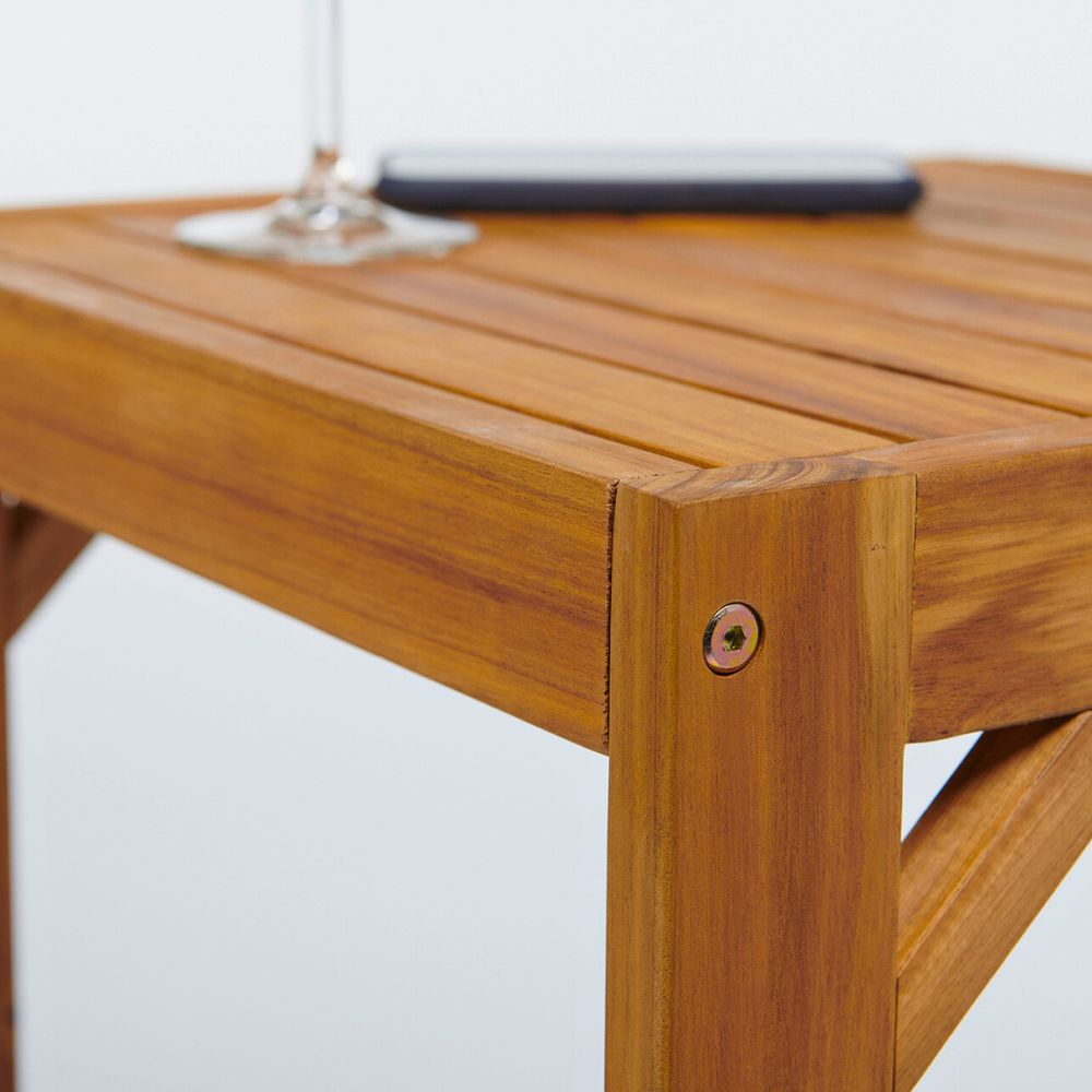 Outdoor Side Table – Patio Table in Natural Oil Finish